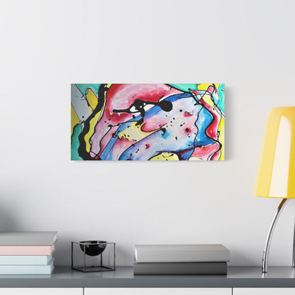 3rd Eye Sundae Satin Canvas Stretched - Kia Day Design