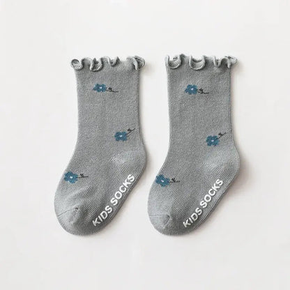 3 Pairs of Anti-Slip Childrens Socks - Kia Day Design