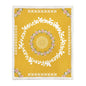 Chinese Floral Flannel Blanket – Soft Printed Throw in Multiple Sizes - 4 Style - Blankets