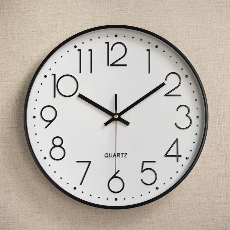 10 Inch Aesthetic Minimalist Large Mechanic Clock Wall