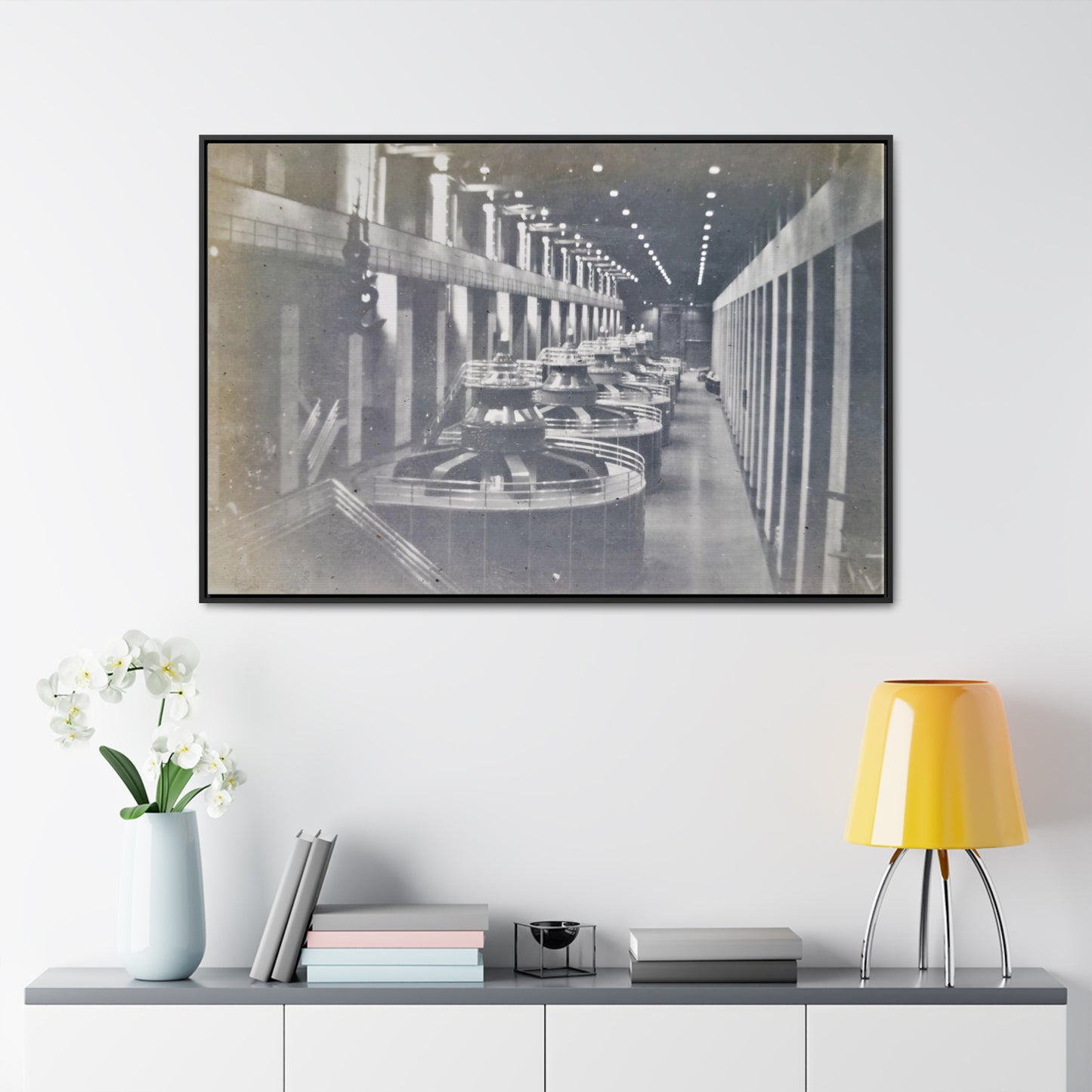 Boulder Dam Powerhouse Gallery Canvas Wraps, Horizontal Frame