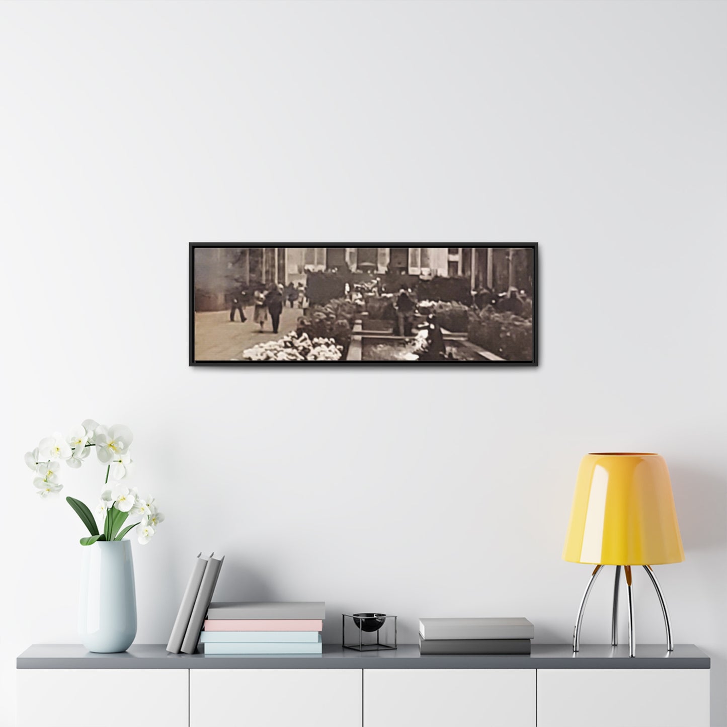 Rockefeller Plaza Gallery Canvas Wraps, Horizontal Frame