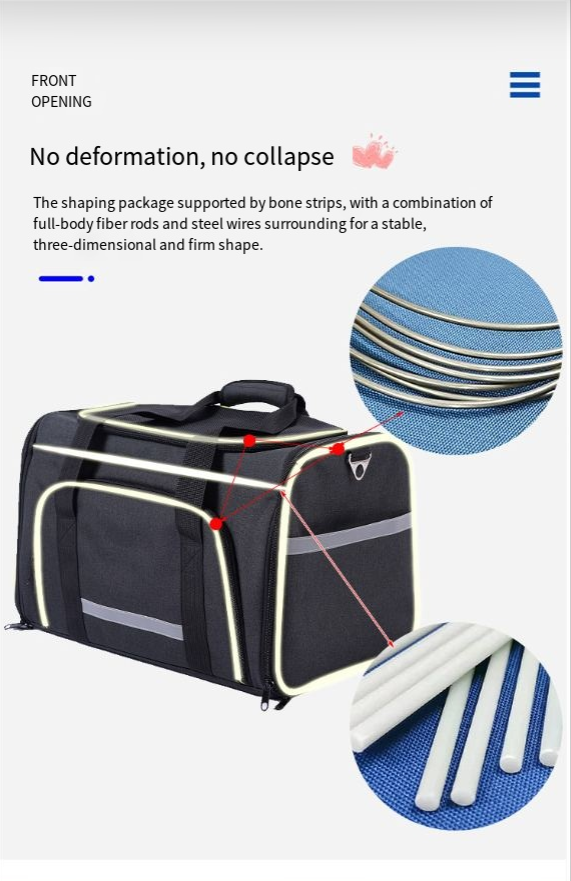 Portable One-Shoulder Folding Pet Carrier Bag - - pet carrier