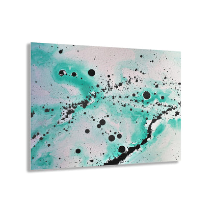 Teal Burst Acrylic Prints