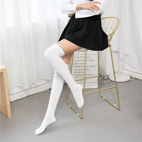 Women Thick High Stockings Over Knee High Socks Warm Knee Socks