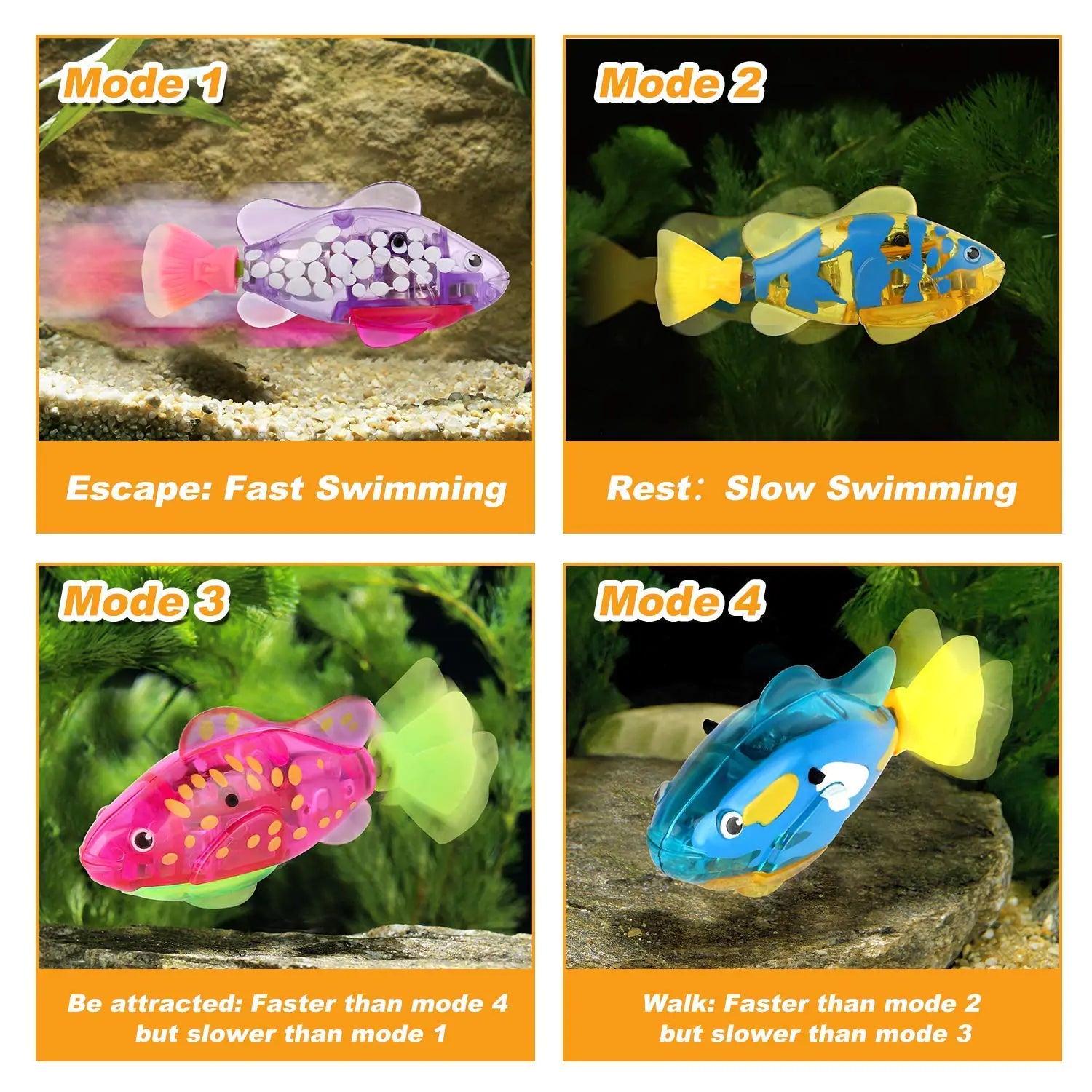 Electronic Fish Swimming Cat Toy - Kia Day Design