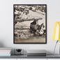 Concrete Worker Gallery Canvas Wraps Vertical Frame 20″ x 24″ Premium Gallery Wraps (1.25″) Black