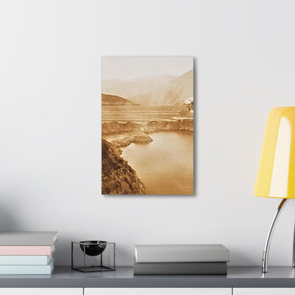 San Gabriel Dirt Fill Dam #1 Canvas Gallery Wraps Printify