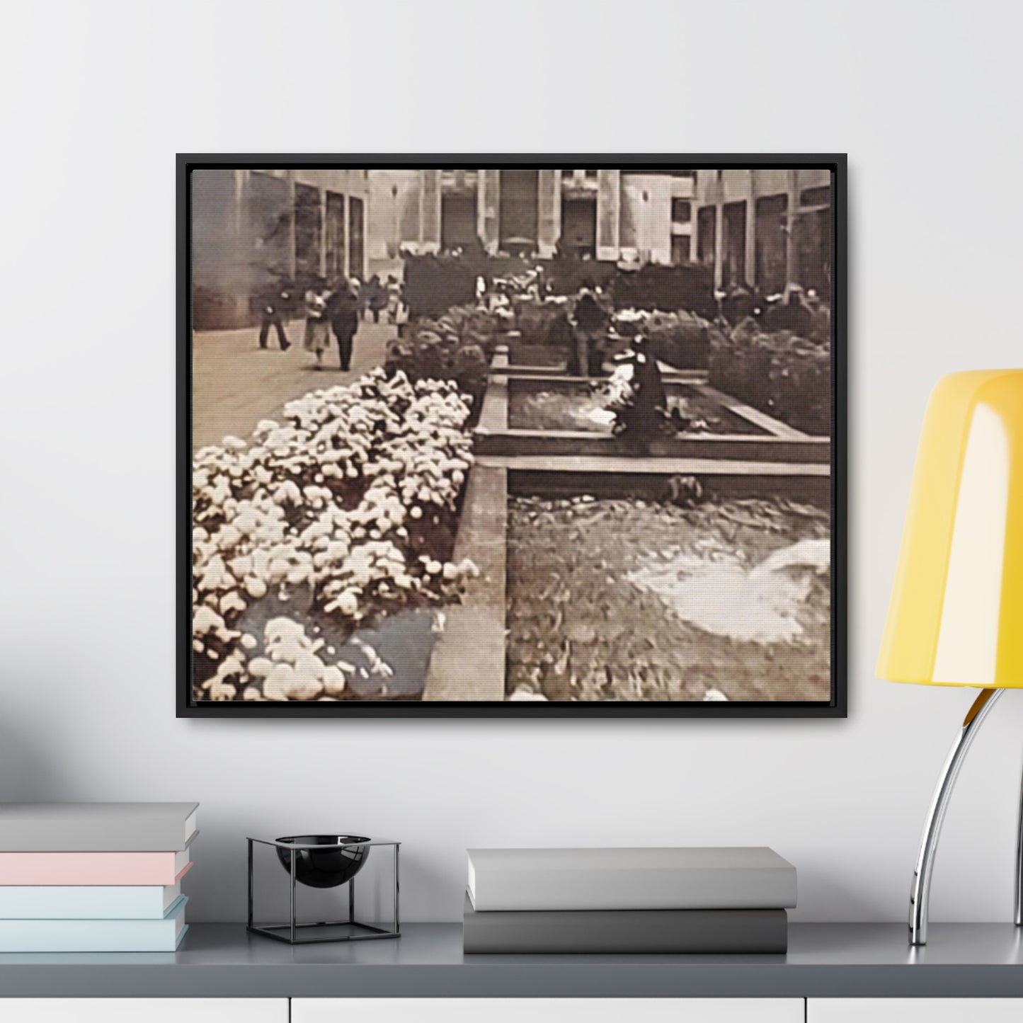 Rockefeller Plaza Gallery Canvas Wraps, Horizontal Frame