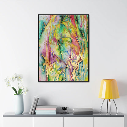 Acid Face Gallery Canvas Wraps, Vertical Frame