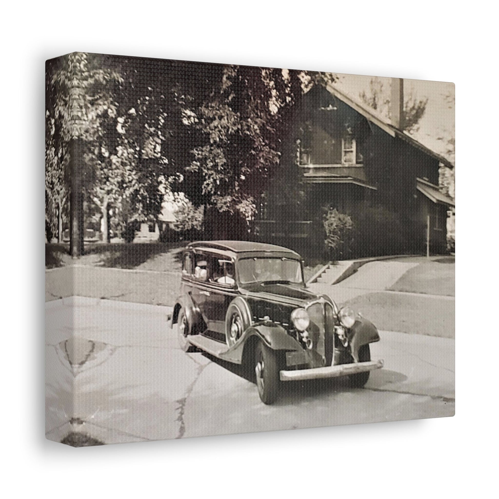 Classic Car Stretched Canvas