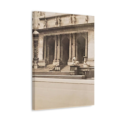 New York Public Library Stretched Canvas
