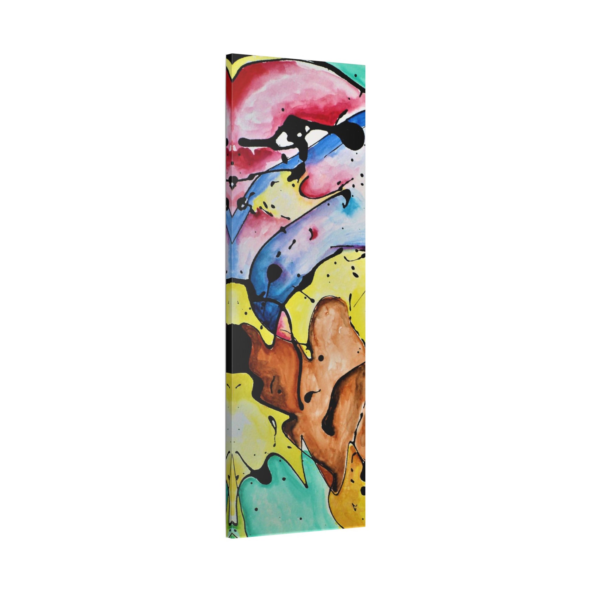 3rd Eye Sundae Satin Canvas Stretched - Kia Day Design