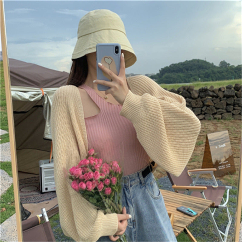 Autumn Chic Loose Knit Cardigan - Beige One size - Women's Fashion - Women's Clothing - Sweaters - Cardigans