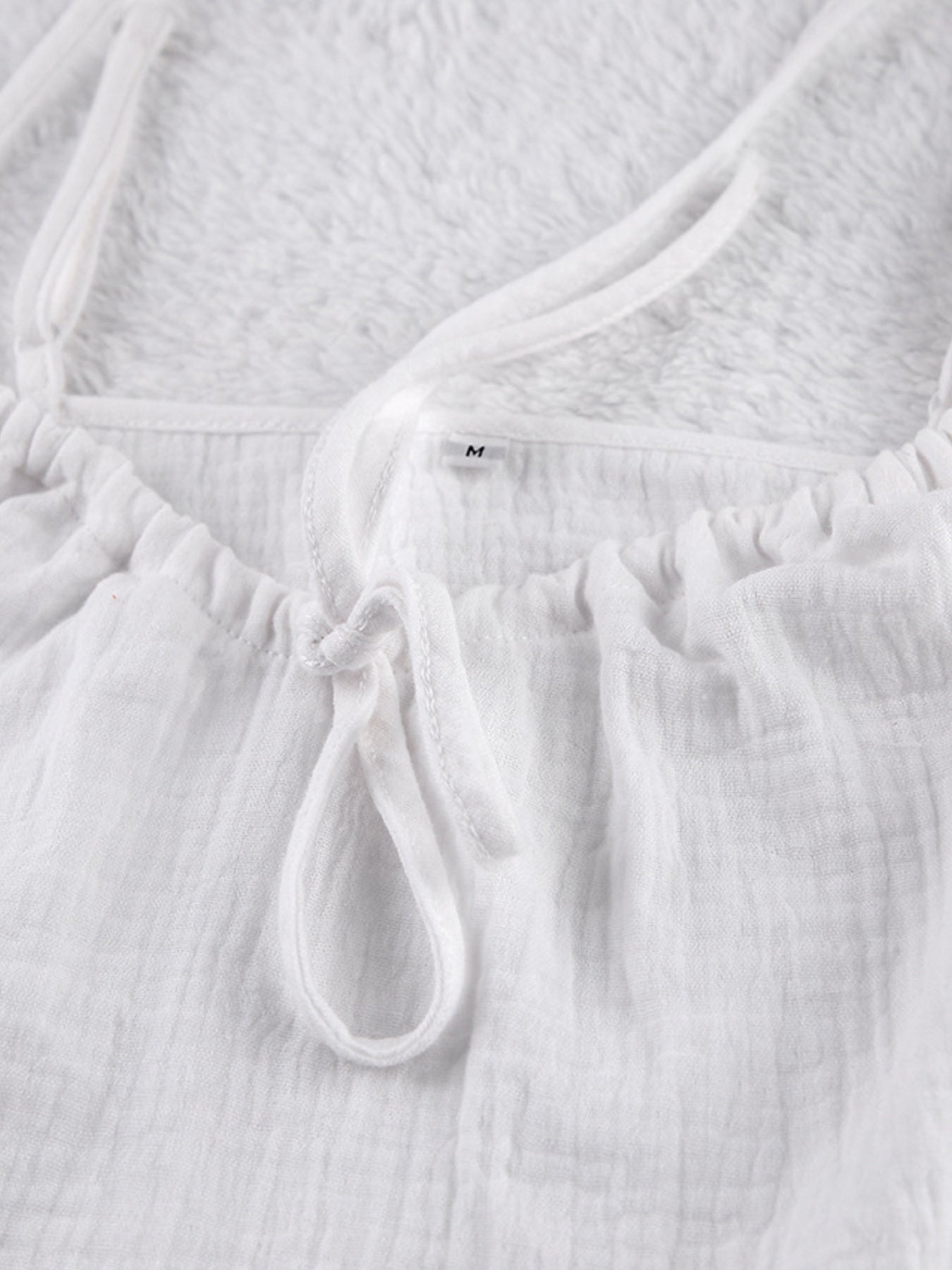 Tie Front Relaxed Fit Cami and Shorts Set- Shopimist- {{Product type}}