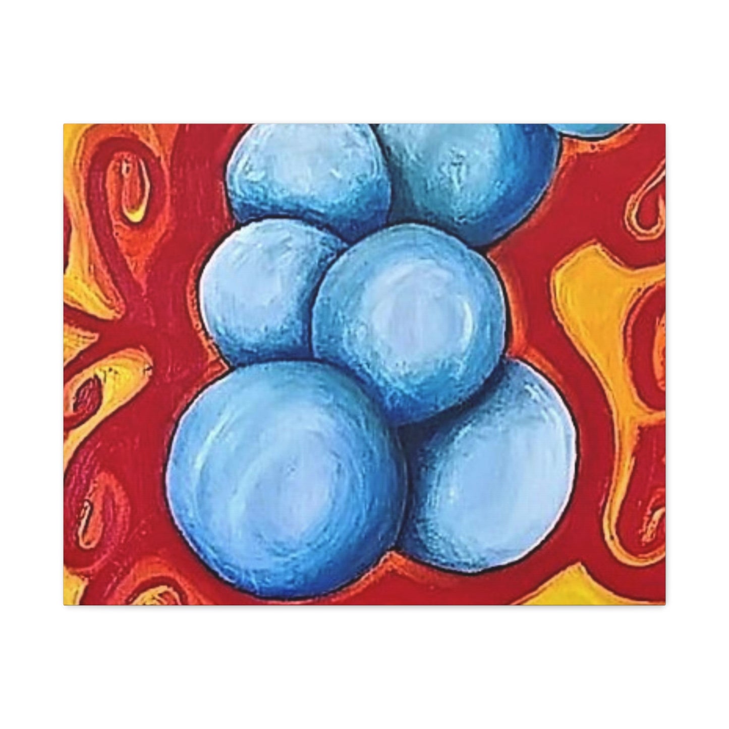 Blue Balls Canvas Gallery Wraps