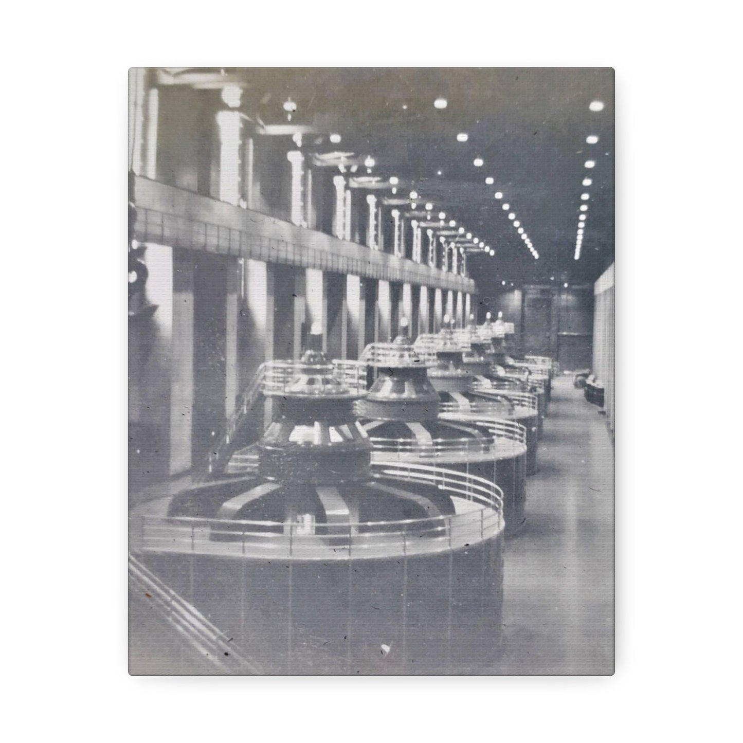 Boulder Dam Powerhouse Stretched Canvas