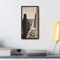 Michigan Ave Chicago Gallery Canvas Wraps Vertical Frame 10″ x 20″ Premium Gallery Wraps (1.25″) Walnut