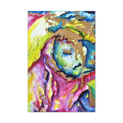 Mothers Face Canvas Gallery Wraps 16″ x 24″ 1.25"