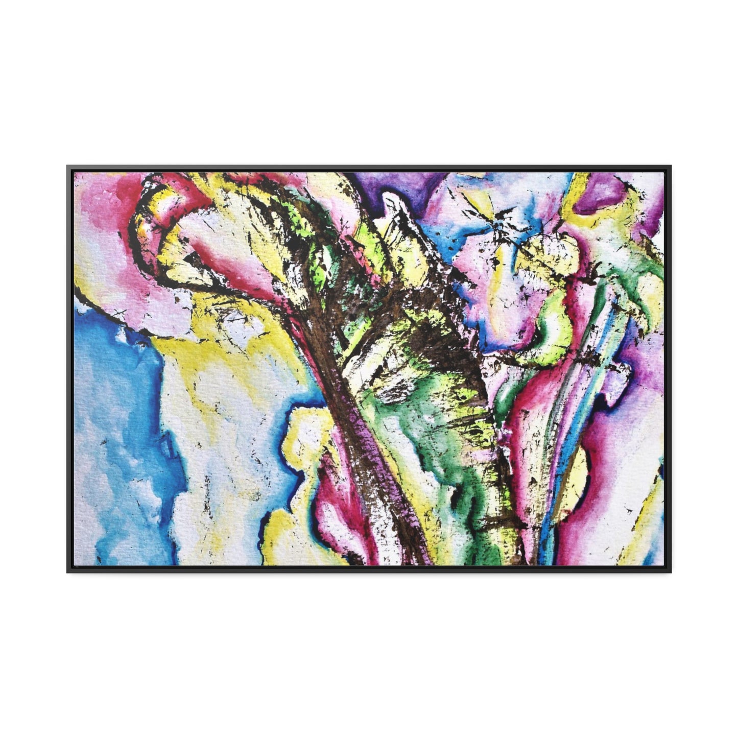 Calla Lilies Gallery Canvas Wraps, Horizontal Frame