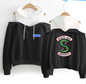 Off-Shoulder Hooded Sweatshirt - D S - sweatshirt