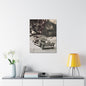 Classic Car Stretched Canvas 1.5" 24″ x 30″