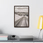 Western Road Gallery Canvas Wraps Vertical Frame 12″ x 18″ 1.25" Walnut
