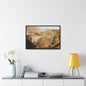Back View Morris Dam Spillway Gallery Canvas Wraps Horizontal Frame 30″ x 20″ Black 1.25"