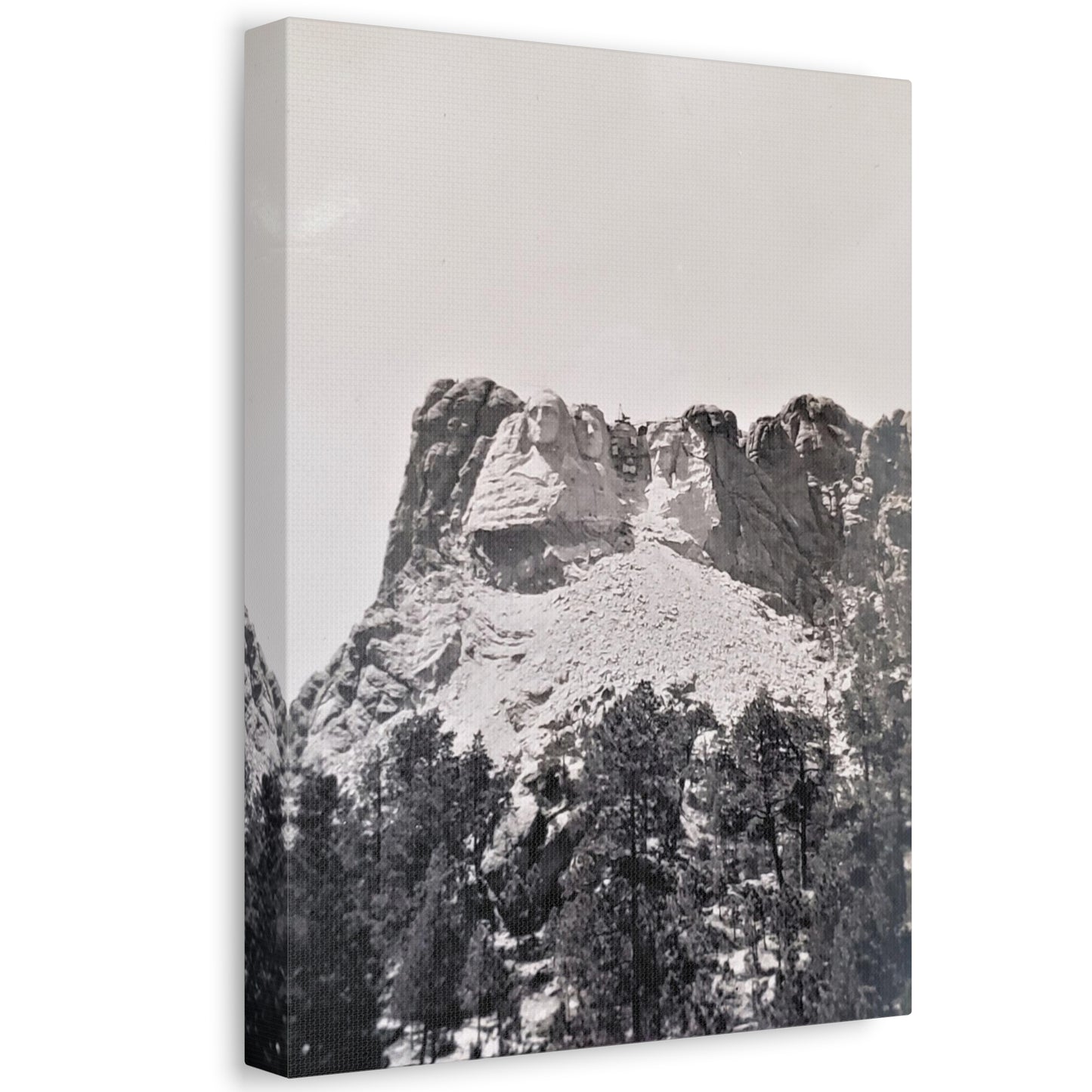 Black Hills Mount Rushmore Stretched Canvas