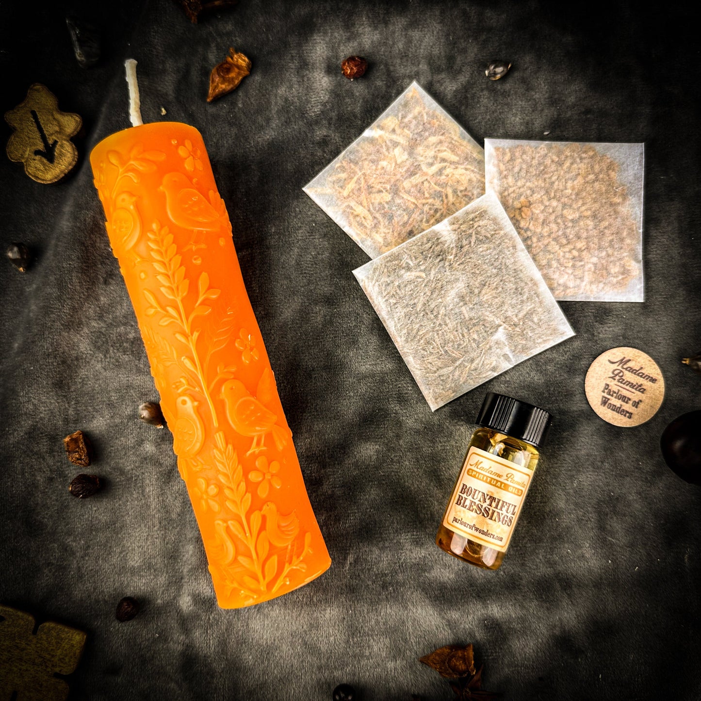 Derevo Zhyttya Tree of Life Candle Spell Kit - Growth & Connection - - Candle Spell Kit