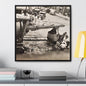 Concrete Worker Gallery Canvas Wraps Square Frame 24″ x 24″ Premium Gallery Wraps (1.25″)