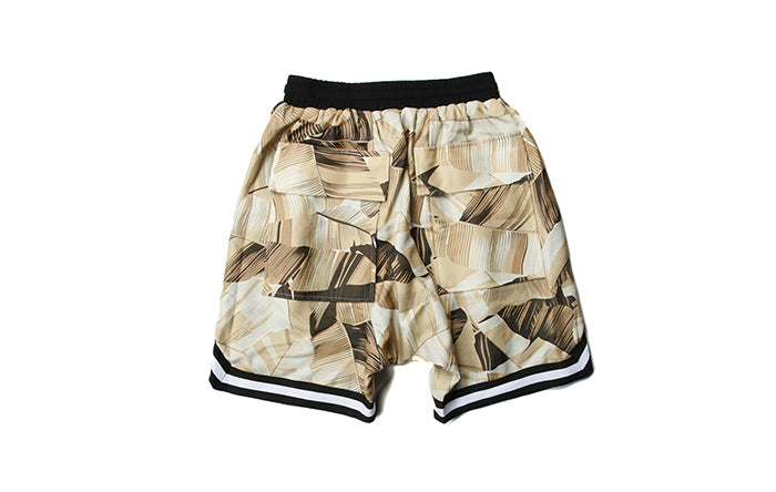 Retro Floral Streetwear Shorts for Men - - shorts