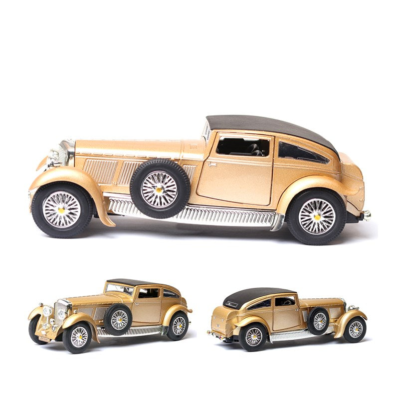 Vintage Bentley 8L Antique Car Model with Sound and Light - - model car