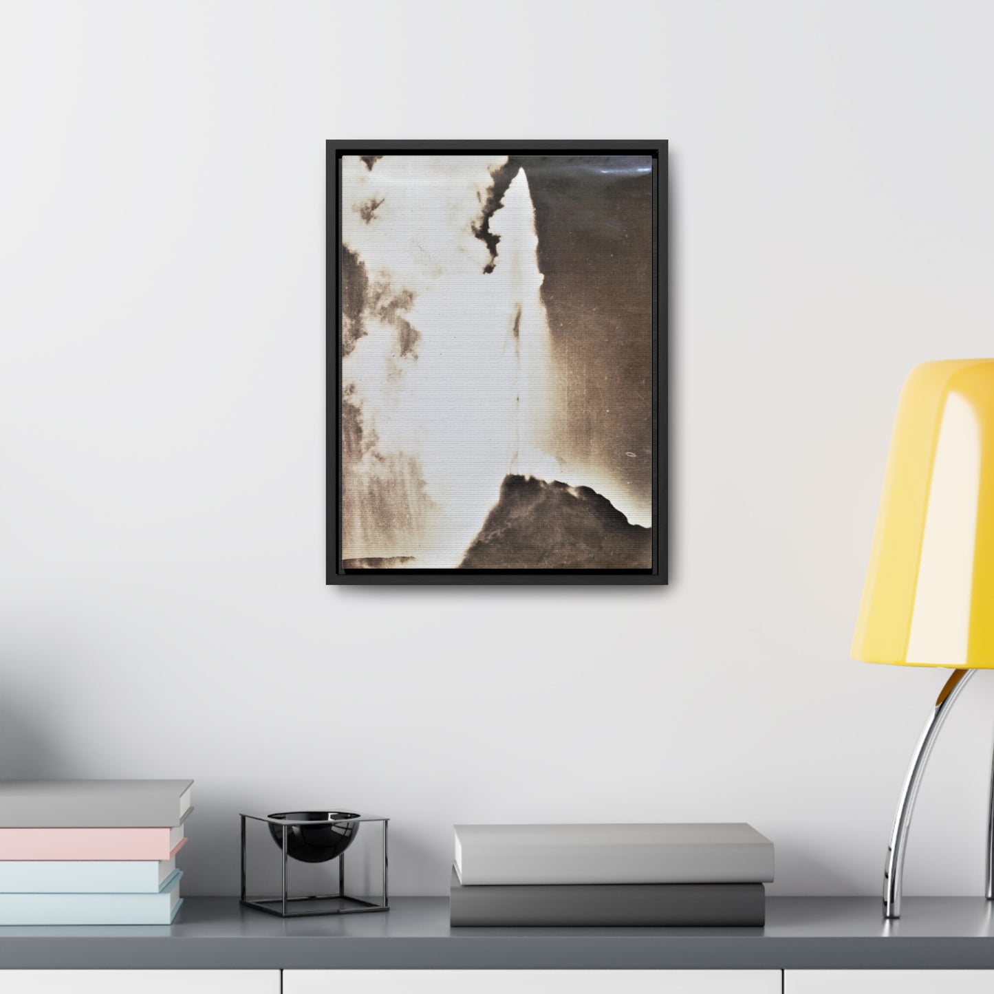 White Dome Geyser Yellowstone Gallery Canvas Wraps, Vertical Frame