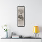 Buffalo at Redwood Falls Gallery Canvas Wraps Vertical Frame 12″ x 36″ Premium Gallery Wraps (1.25″) Black