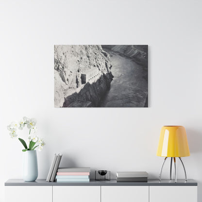Boulder Dam Satin Canvas Stretched