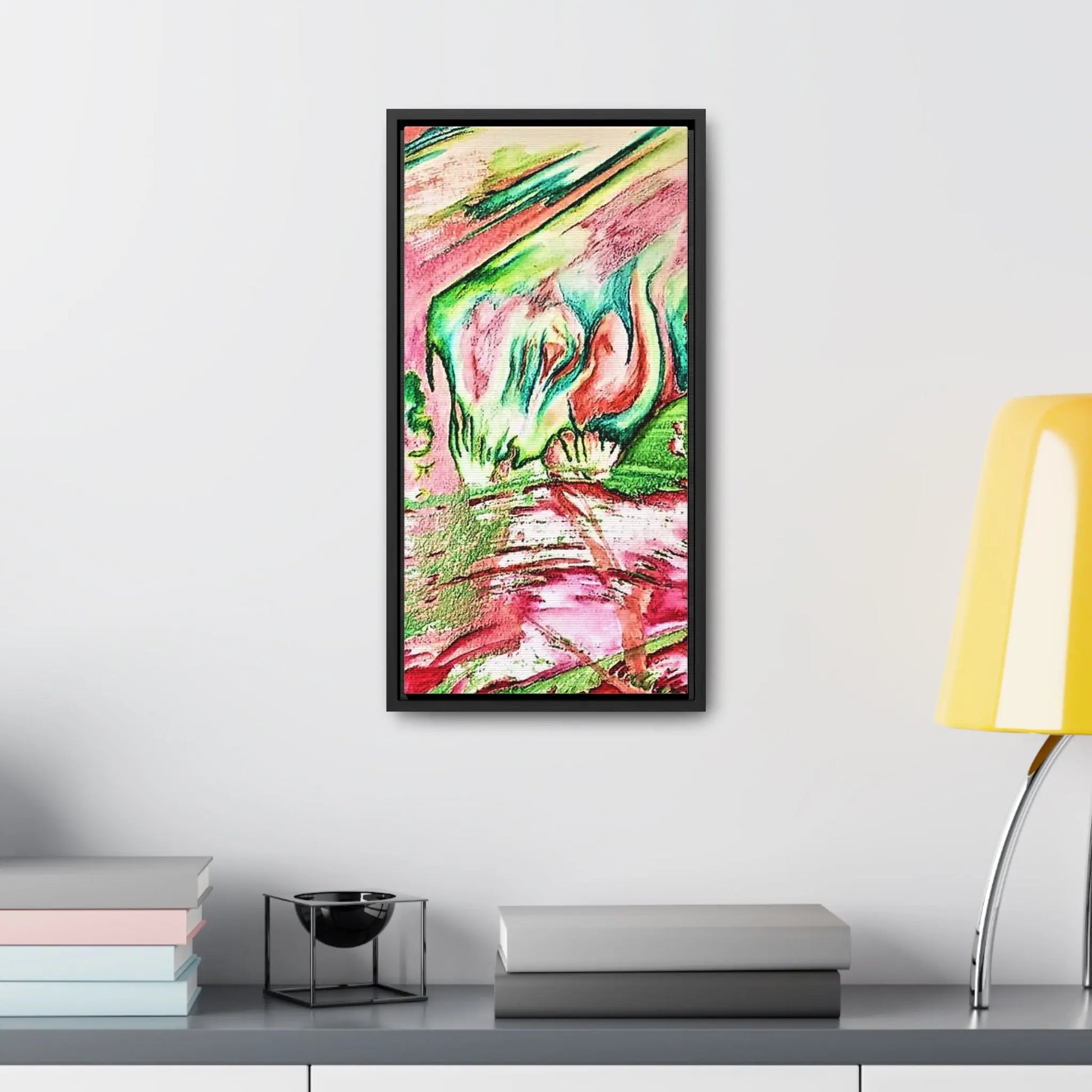 Pink Forest Gallery Canvas Wraps, Vertical Frame