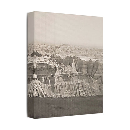 The Pinnacles Satin Canvas Stretched