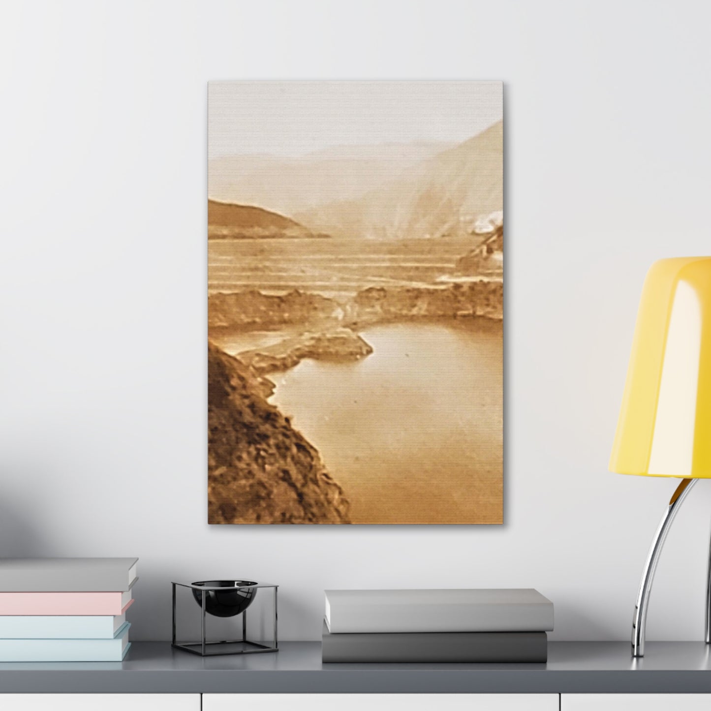 San Gabriel Dirt Fill Dam #1 Canvas Gallery Wraps