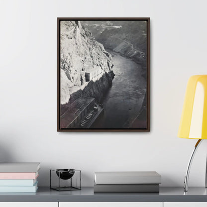 Boulder Dam Gallery Canvas Wraps Vertical Frame 16″ x 20″ 1.25" Walnut
