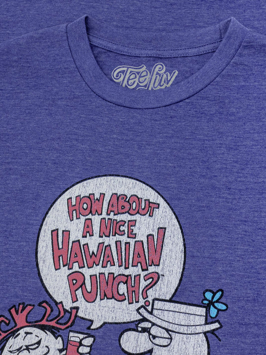 How About a Nice Hawaiian Punch? T-Shirt - Blue - - mens tee