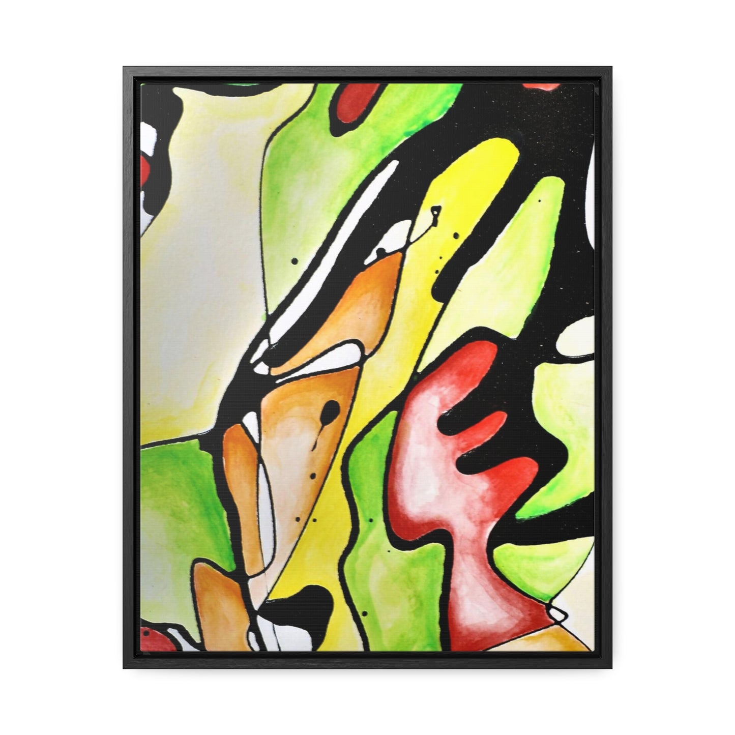 Red Mushroom Gallery Canvas Wraps, Vertical Frame