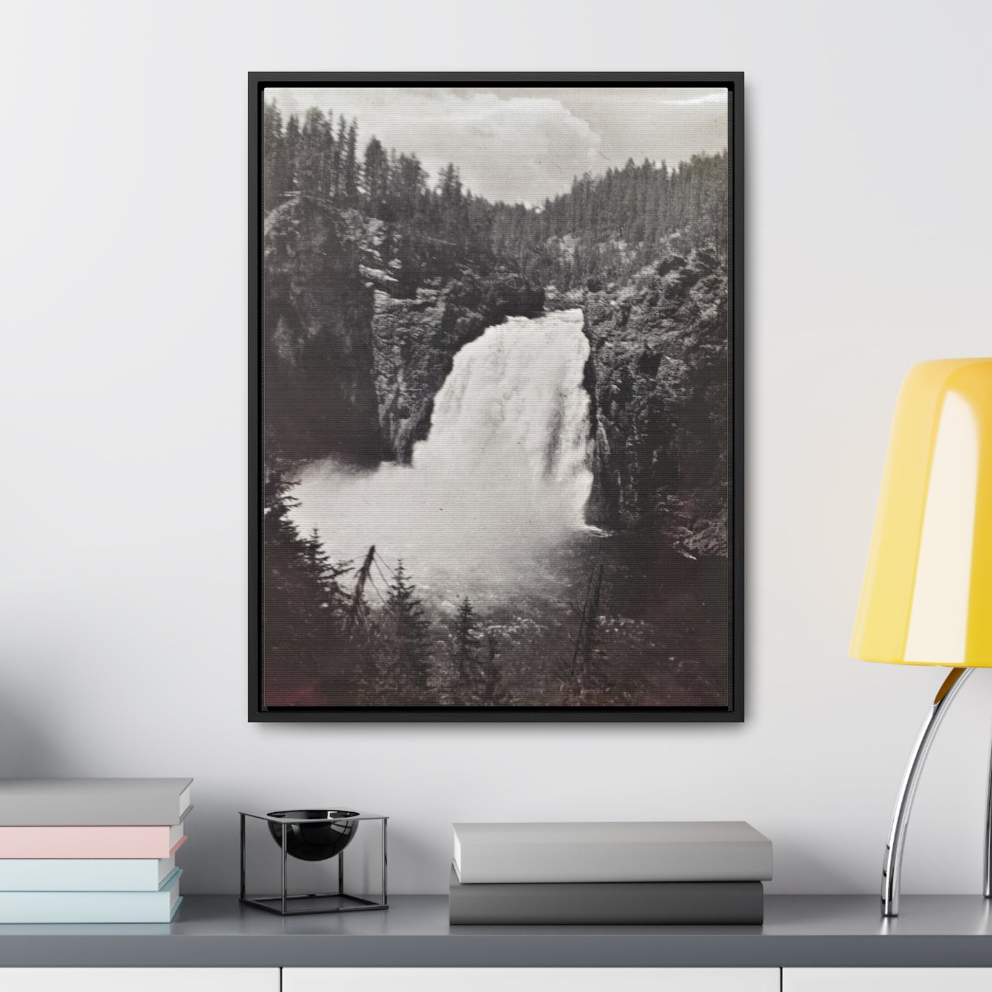 Upper Falls Yellowstone Gallery Canvas Wraps, Vertical Frame