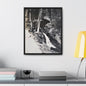 Narada Falls Yellowstone Gallery Canvas Wraps Vertical Frame 16″ x 20″ Premium Gallery Wraps (1.25″) Black