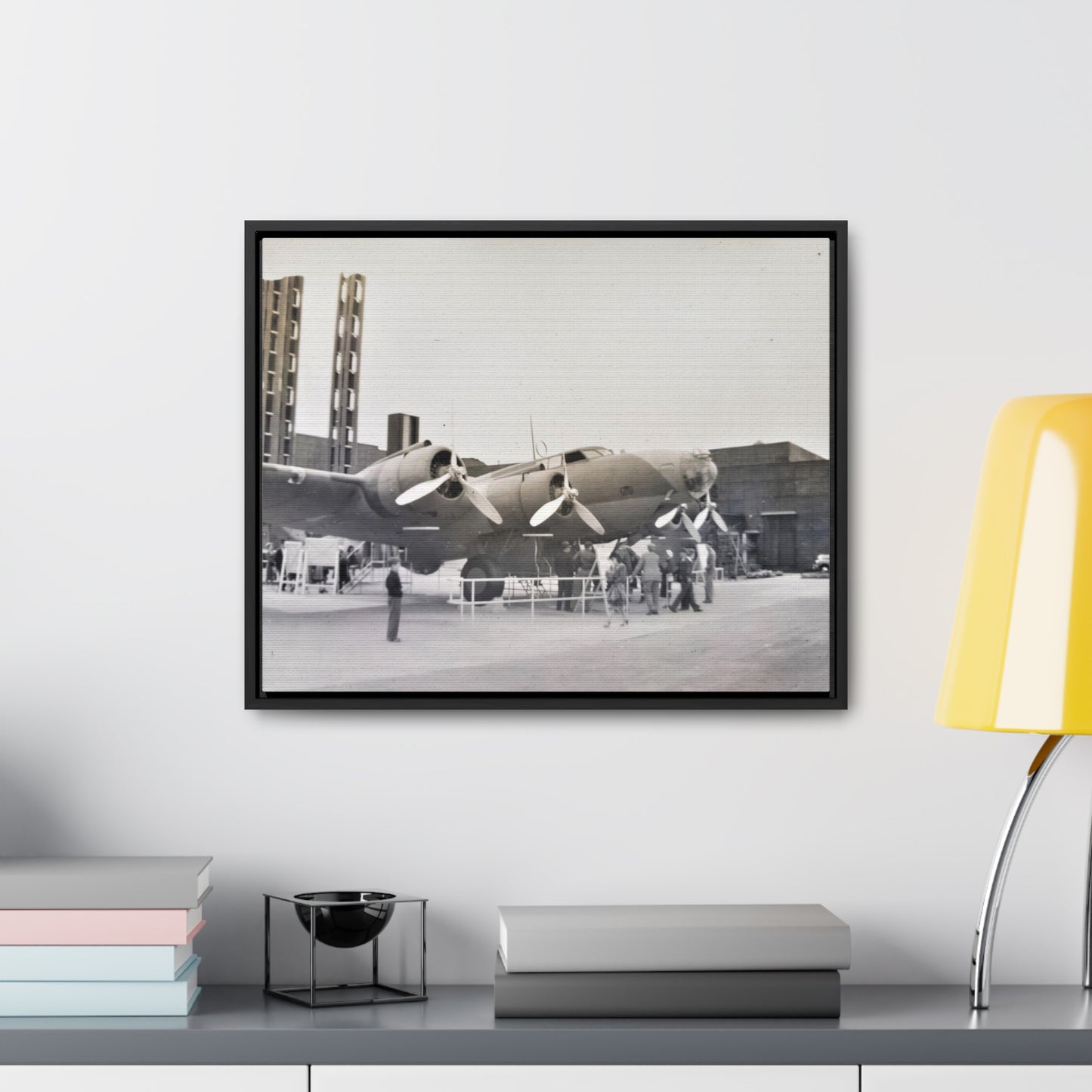 Boeing B-17 Bomber Gallery Canvas Wraps, Horizontal Frame