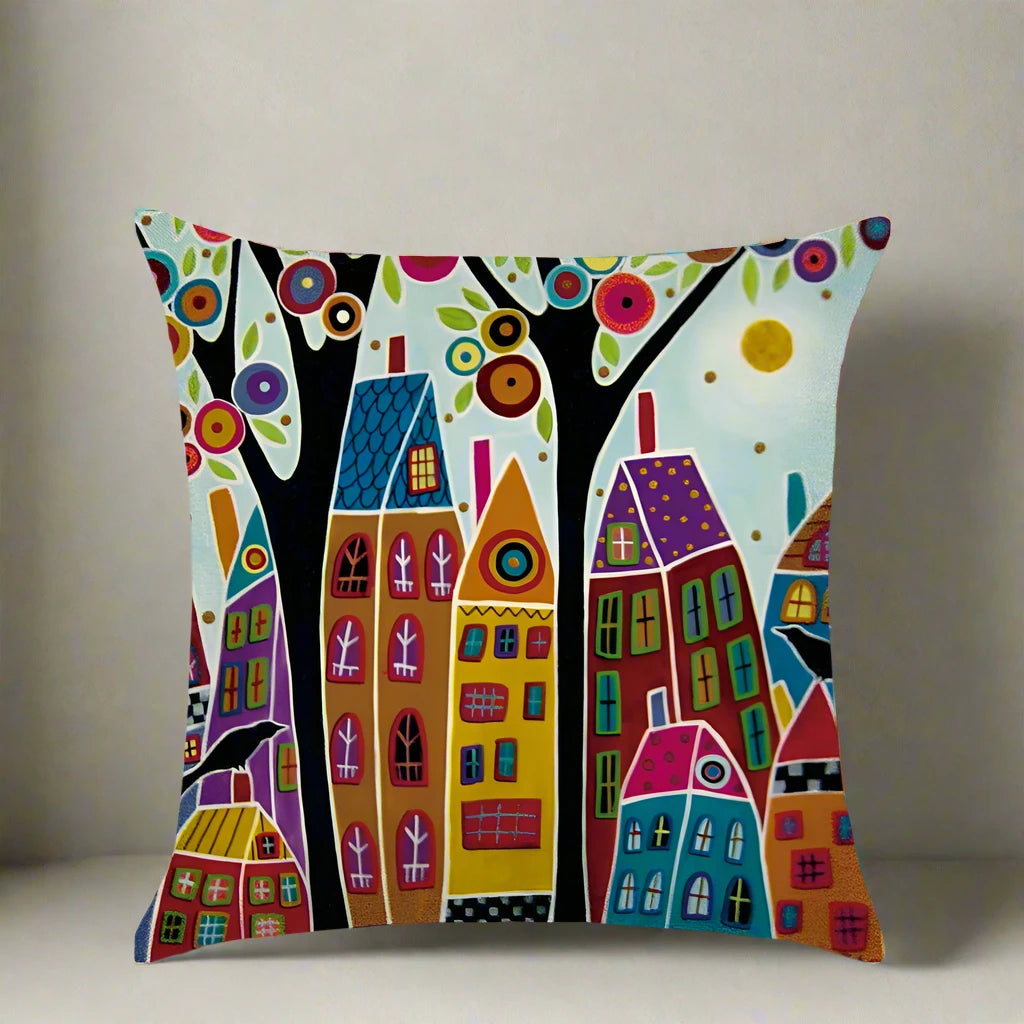 Fashion Pillow Cases Fabric Linen Home Pillow Case Cover Cushion