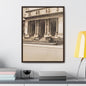 New York Public Library Gallery Canvas Wraps Vertical Frame 18″ x 24″ 1.25" Walnut