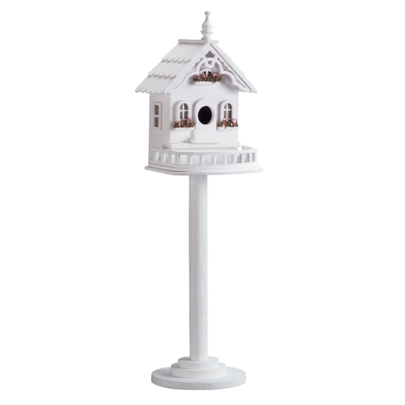 FREESTANDING VICTORIAN BIRDHOUSE - - Birdhouses