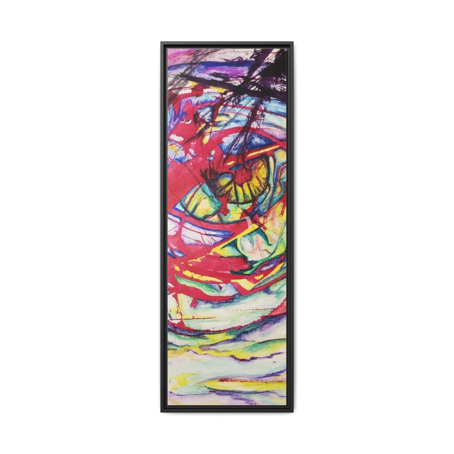 The Eye Framed Art Print - Kia Day Design