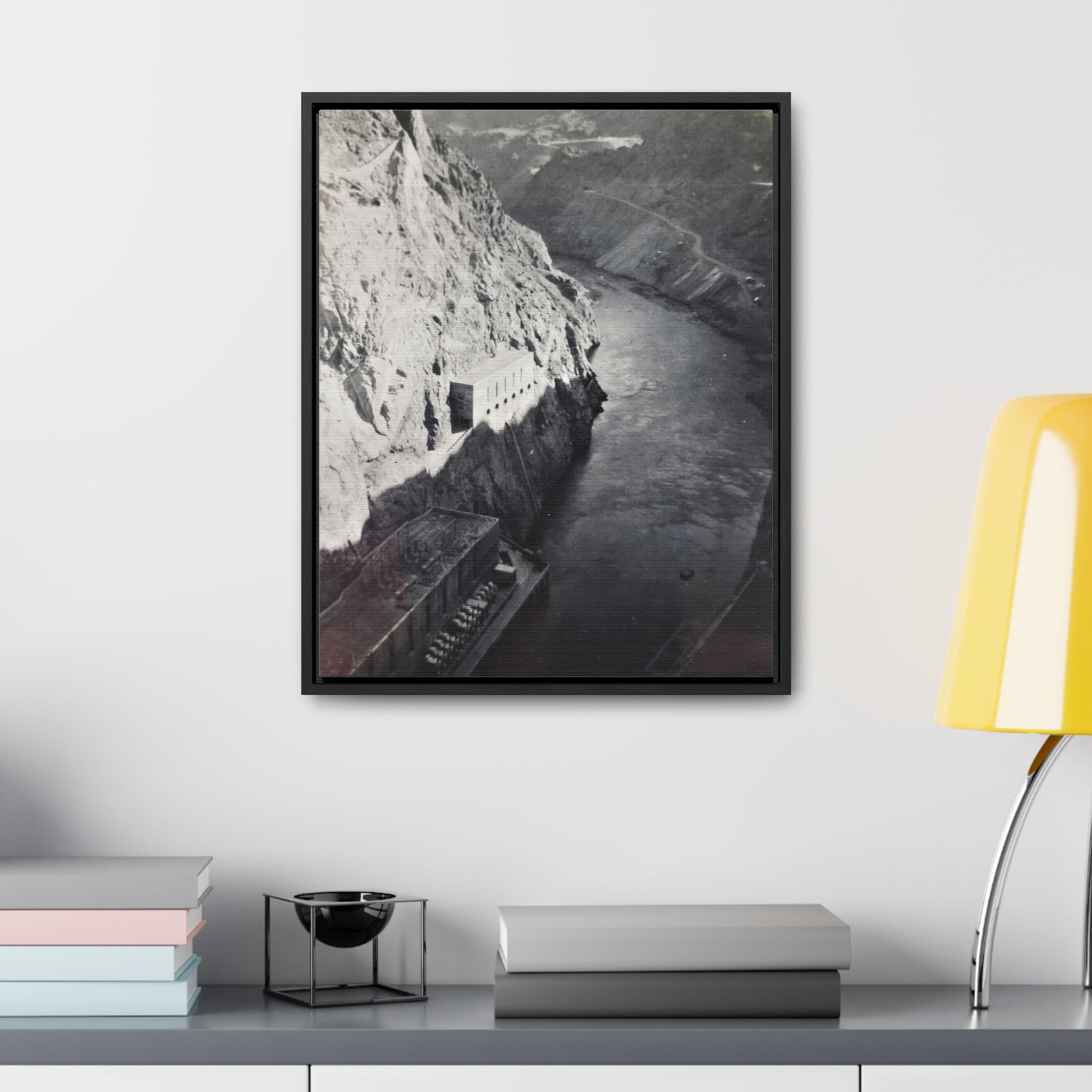 Boulder Dam Gallery Canvas Wraps Vertical Frame - 16″ x 20″ 1.25" Black - Canvas